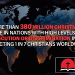 380 million Christians persecuted