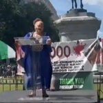 Dr Alveda King shares her heart and beautiful singing voice at Rally for Nigeria